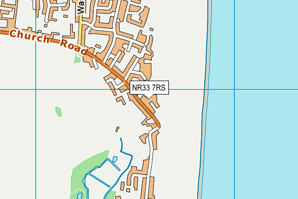 NR33 7RS map - OS VectorMap District (Ordnance Survey)