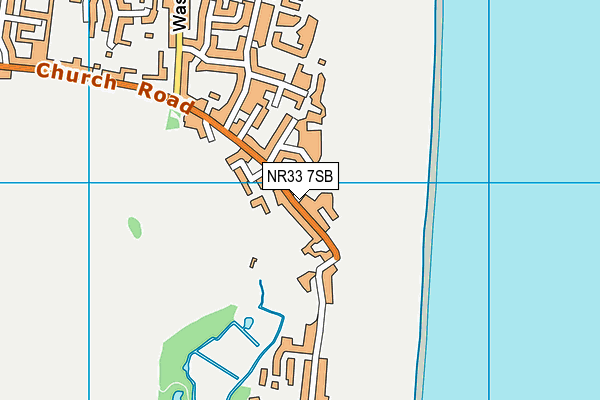 NR33 7SB map - OS VectorMap District (Ordnance Survey)
