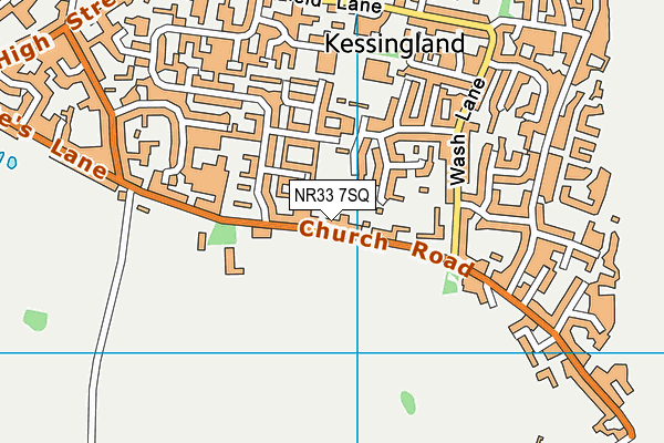 NR33 7SQ map - OS VectorMap District (Ordnance Survey)