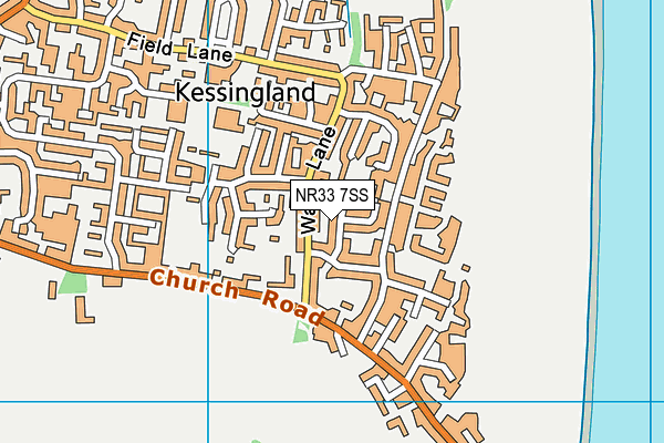 NR33 7SS map - OS VectorMap District (Ordnance Survey)