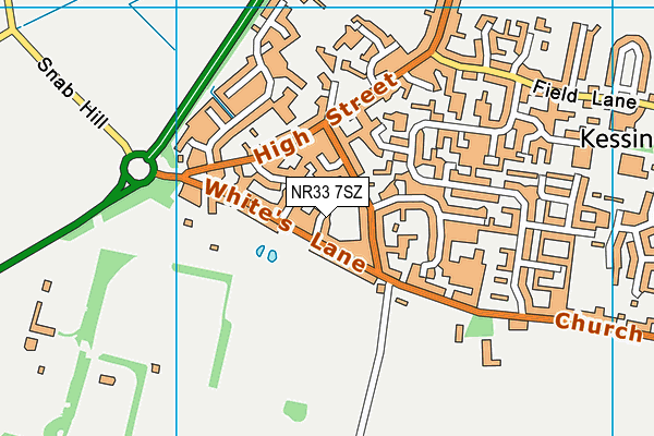 NR33 7SZ map - OS VectorMap District (Ordnance Survey)