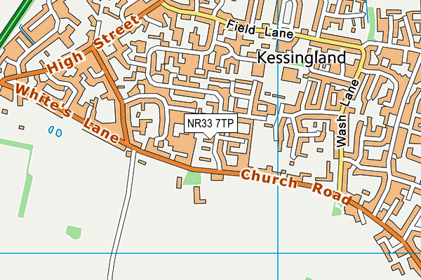 NR33 7TP map - OS VectorMap District (Ordnance Survey)
