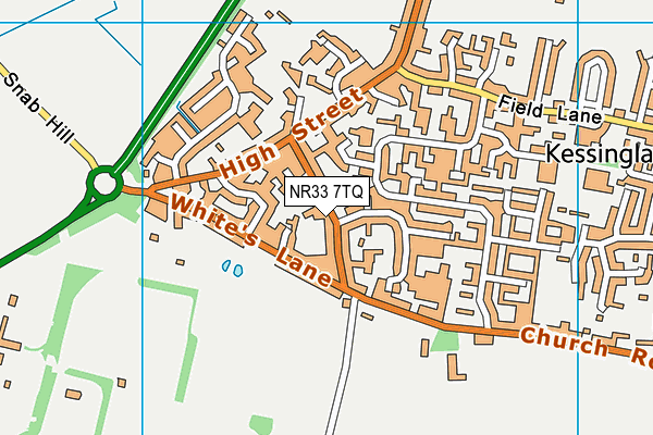 NR33 7TQ map - OS VectorMap District (Ordnance Survey)