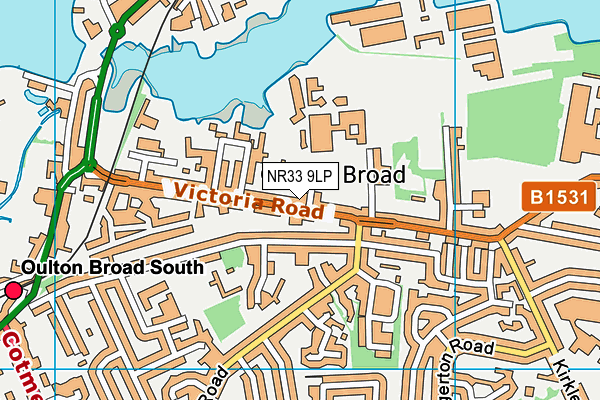 NR33 9LP map - OS VectorMap District (Ordnance Survey)