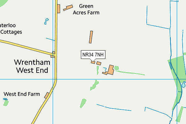 NR34 7NH map - OS VectorMap District (Ordnance Survey)