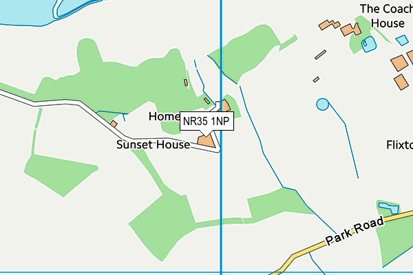 NR35 1NP map - OS VectorMap District (Ordnance Survey)