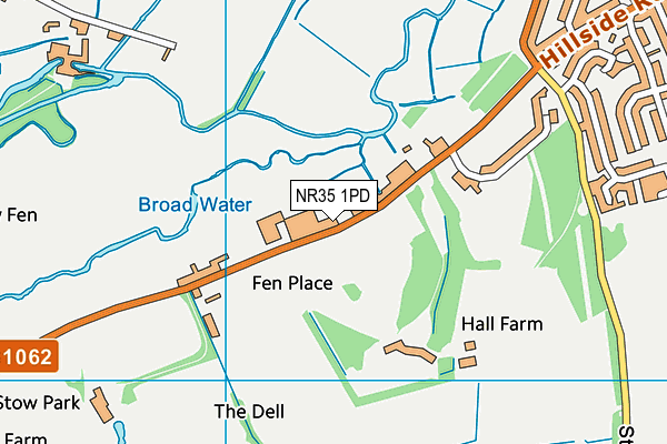 Map of STOW FEN BREWING CO LTD at district scale