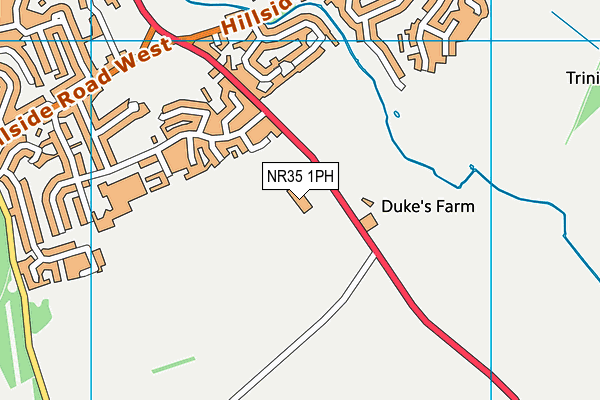 NR35 1PH map - OS VectorMap District (Ordnance Survey)