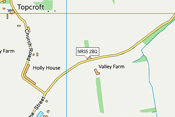 NR35 2BQ map - OS VectorMap District (Ordnance Survey)