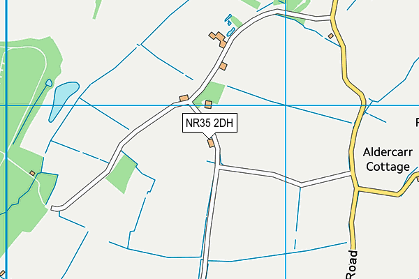 NR35 2DH map - OS VectorMap District (Ordnance Survey)