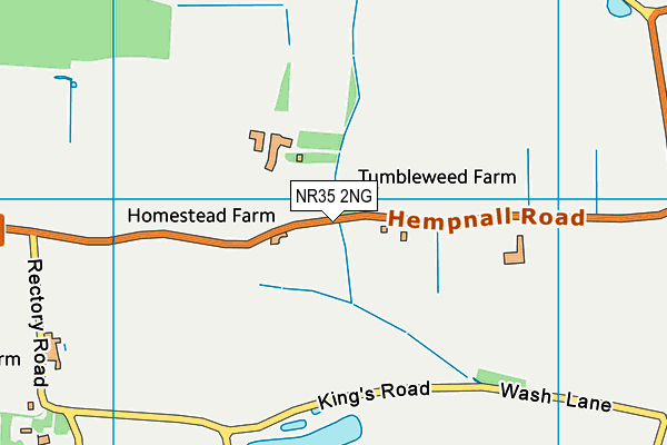 NR35 2NG map - OS VectorMap District (Ordnance Survey)