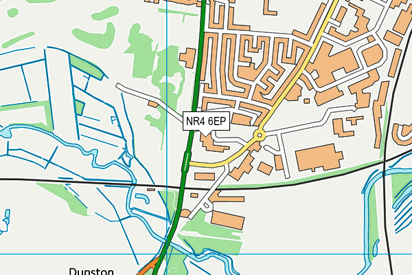 Youfit (Norwich) map (NR4 6EP) - OS VectorMap District (Ordnance Survey)