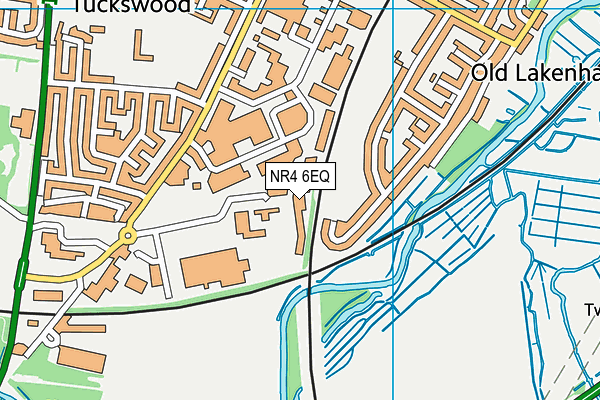 NR4 6EQ map - OS VectorMap District (Ordnance Survey)