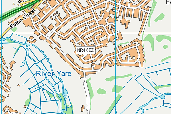 NR4 6EZ map - OS VectorMap District (Ordnance Survey)