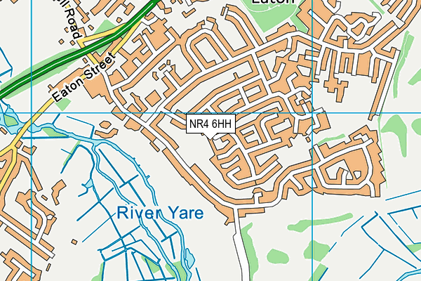NR4 6HH map - OS VectorMap District (Ordnance Survey)