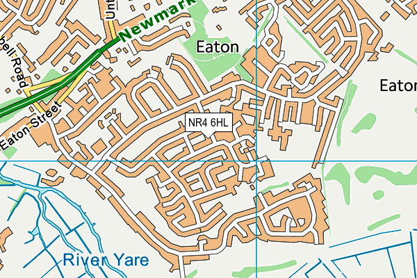 NR4 6HL map - OS VectorMap District (Ordnance Survey)