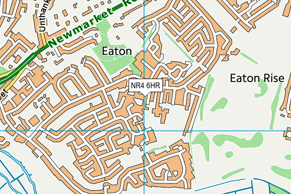 NR4 6HR map - OS VectorMap District (Ordnance Survey)