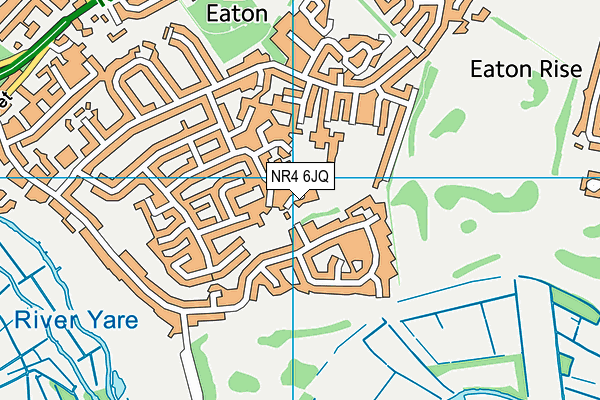 NR4 6JQ map - OS VectorMap District (Ordnance Survey)