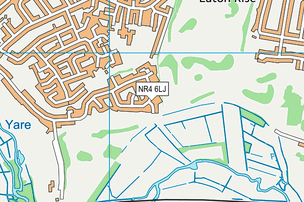 NR4 6LJ map - OS VectorMap District (Ordnance Survey)