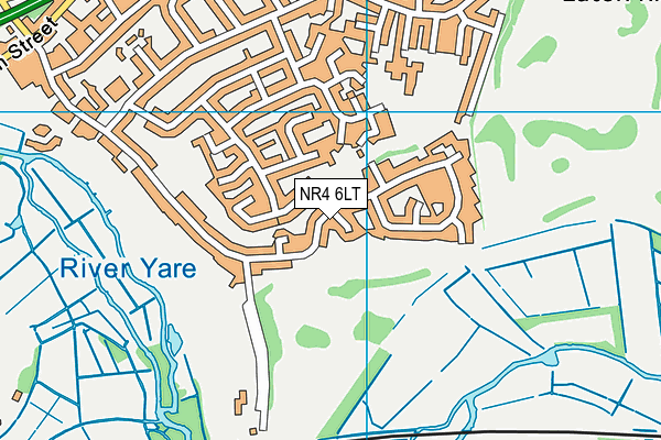 NR4 6LT map - OS VectorMap District (Ordnance Survey)