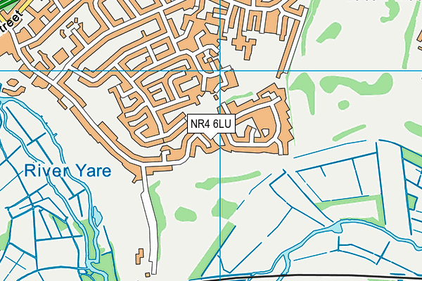 NR4 6LU map - OS VectorMap District (Ordnance Survey)