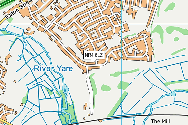 NR4 6LZ map - OS VectorMap District (Ordnance Survey)