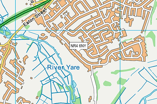 NR4 6NY map - OS VectorMap District (Ordnance Survey)