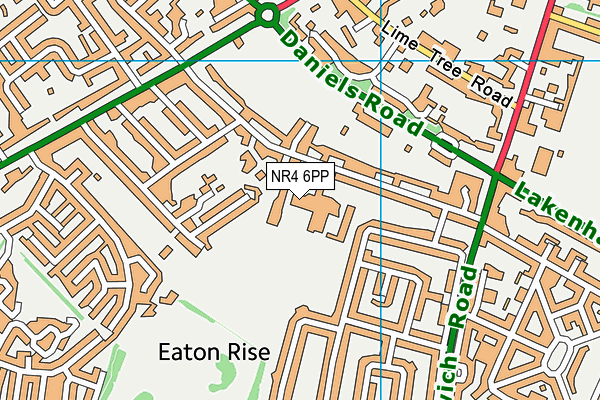 City of Norwich School, An Ormiston Academy map (NR4 6PP) - OS VectorMap District (Ordnance Survey)