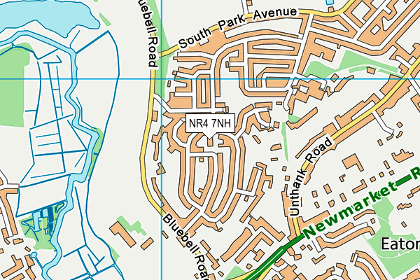 NR4 7NH map - OS VectorMap District (Ordnance Survey)