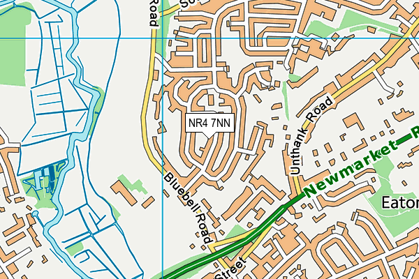 NR4 7NN map - OS VectorMap District (Ordnance Survey)