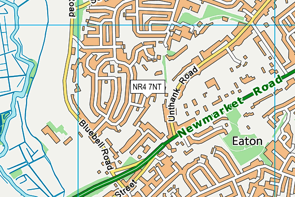 NR4 7NT map - OS VectorMap District (Ordnance Survey)