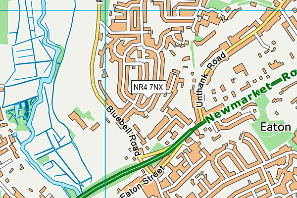 NR4 7NX map - OS VectorMap District (Ordnance Survey)