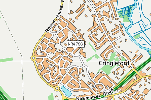 NR4 7SG map - OS VectorMap District (Ordnance Survey)