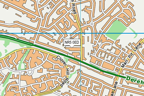 NR5 0ED map - OS VectorMap District (Ordnance Survey)