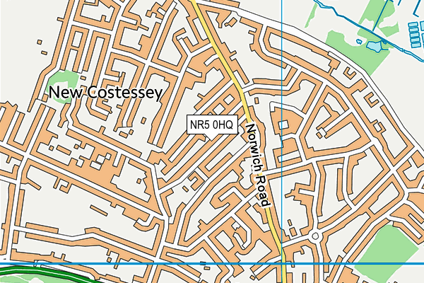 NR5 0HQ map - OS VectorMap District (Ordnance Survey)