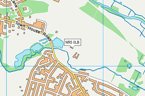 NR5 0LB map - OS VectorMap District (Ordnance Survey)