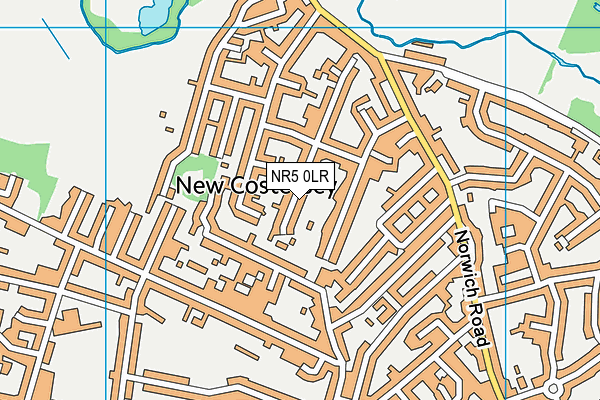 NR5 0LR map - OS VectorMap District (Ordnance Survey)