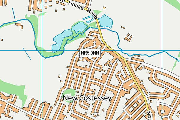 NR5 0NN map - OS VectorMap District (Ordnance Survey)
