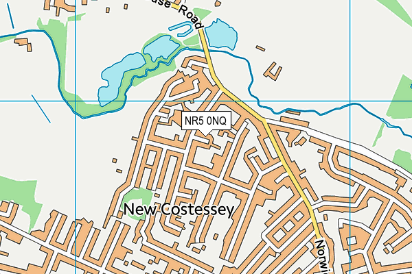 NR5 0NQ map - OS VectorMap District (Ordnance Survey)