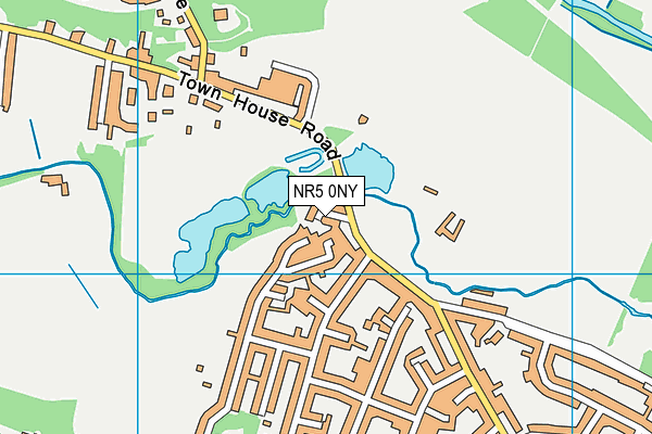 NR5 0NY map - OS VectorMap District (Ordnance Survey)