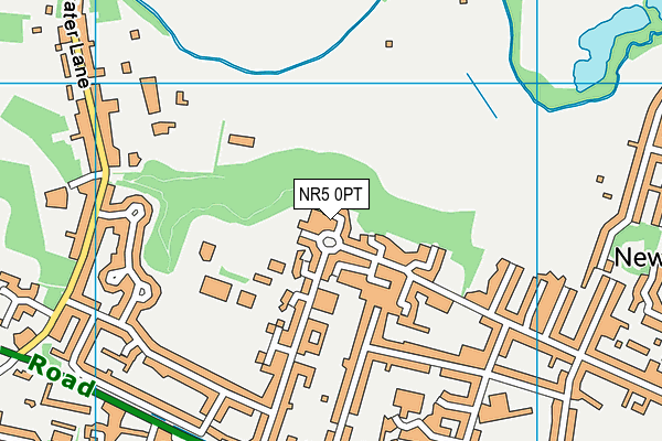 NR5 0PT map - OS VectorMap District (Ordnance Survey)
