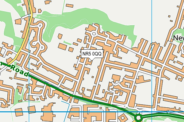 NR5 0QQ map - OS VectorMap District (Ordnance Survey)