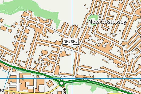NR5 0RL map - OS VectorMap District (Ordnance Survey)