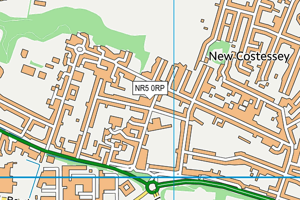 NR5 0RP map - OS VectorMap District (Ordnance Survey)