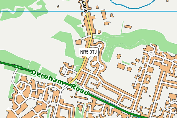 NR5 0TJ map - OS VectorMap District (Ordnance Survey)