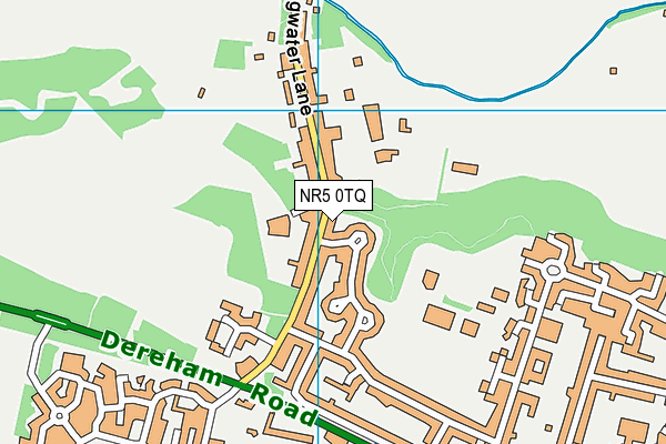 NR5 0TQ map - OS VectorMap District (Ordnance Survey)