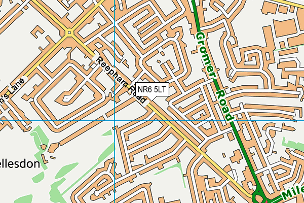 NR6 5LT map - OS VectorMap District (Ordnance Survey)