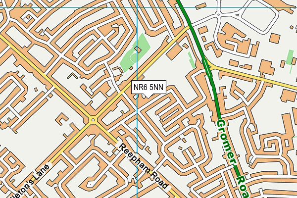 NR6 5NN map - OS VectorMap District (Ordnance Survey)
