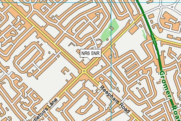 NR6 5NR map - OS VectorMap District (Ordnance Survey)