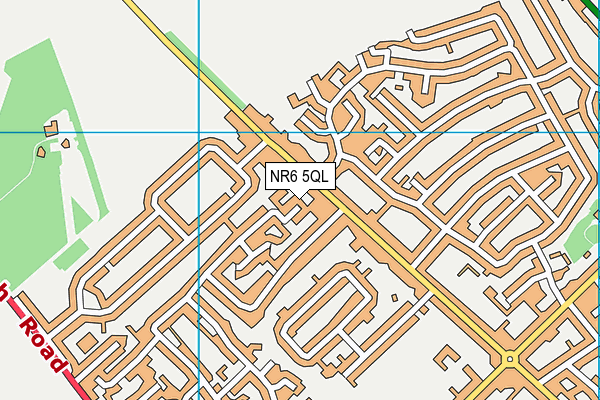 NR6 5QL map - OS VectorMap District (Ordnance Survey)
